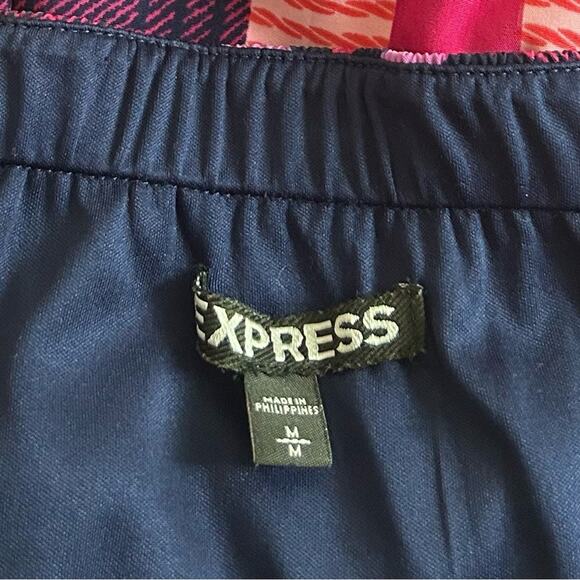 EUC Express Pink, Purple & Navy Strapless Cocktail Sundress. Size M. - Picture 6 of 7